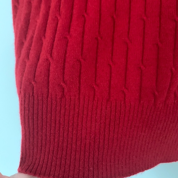 CableKnit Cashmere Sweater EUC - Picture 4 of 6